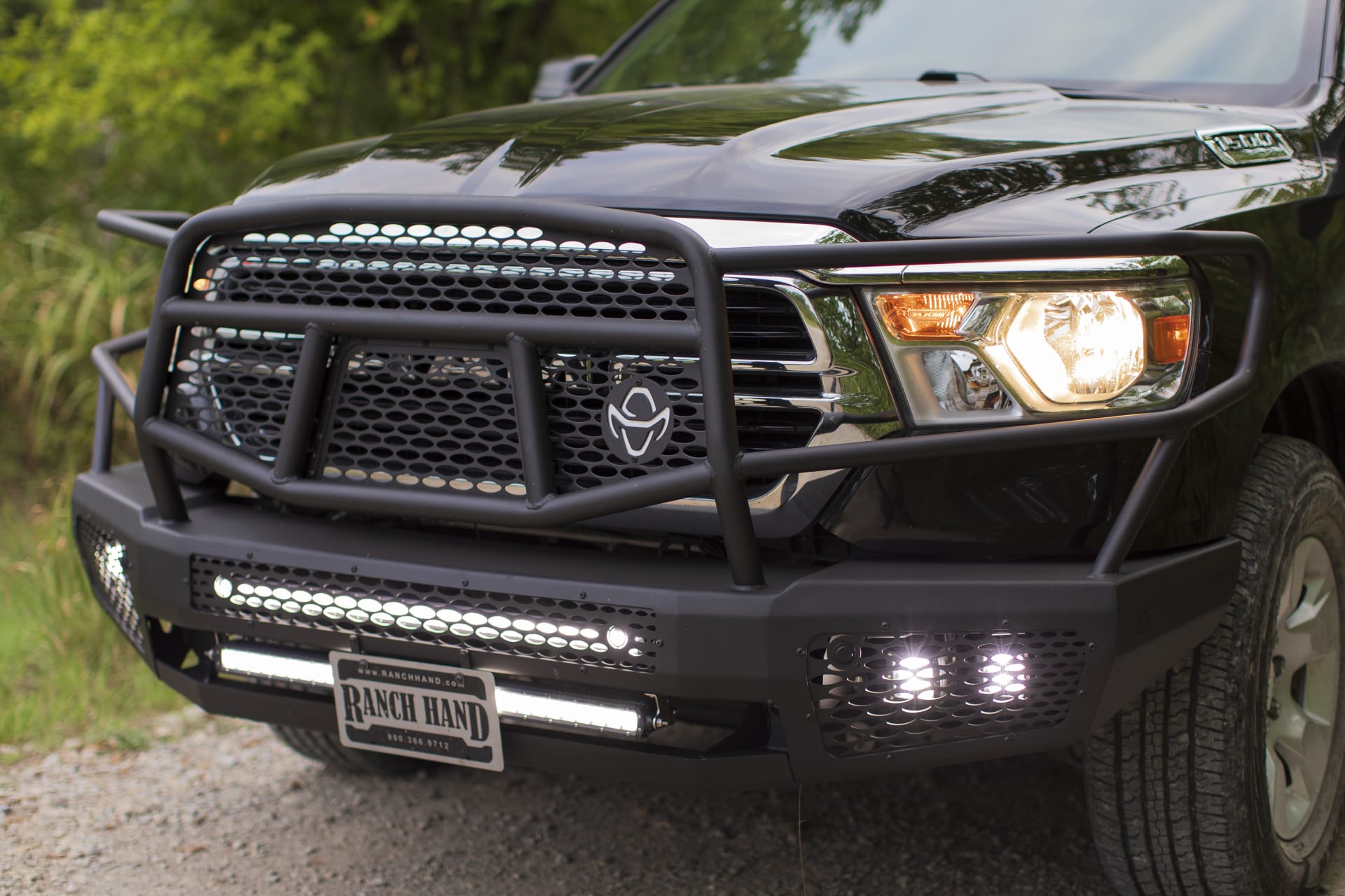 Ranch Hand Midnight Bumper with Lights